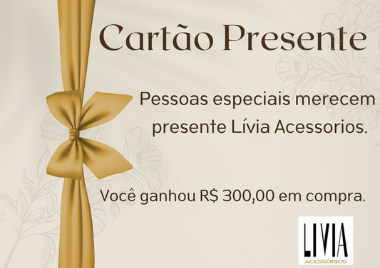 Cartão Presente R$300,00