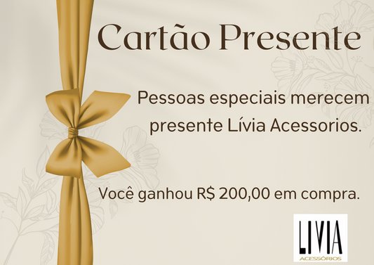 Cartão Presente R$200,00